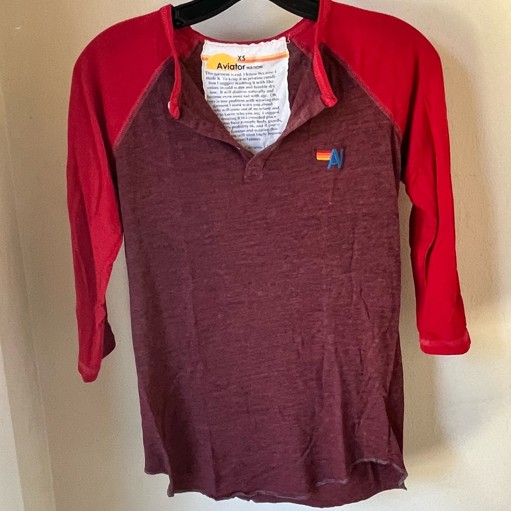 Aviator Nation Henley size XS - Picture 3 of 8
